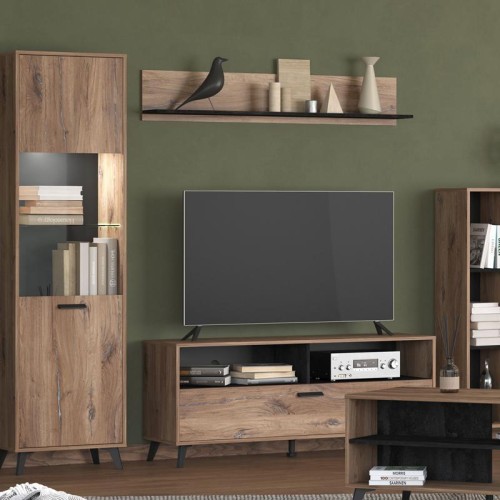 ΡΑΦΙ ΤΟΙΧΟΥ CORVIA ZP FLAGSTAF-CARBON 138x20x24εκ ΡΑΦΙ ΤΟΙΧΟΥ CORVIA ZP FLAGSTAF-CARBON 138x20x24εκ