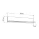 ΡΑΦΙ ΤΟΙΧΟΥ DARWEN ZP CASHMERE 138x21x24εκ ΡΑΦΙ ΤΟΙΧΟΥ DARWEN ZP CASHMERE 138x21x24εκ
