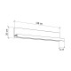 ΡΑΦΙ ΤΟΙΧΟΥ WARWICK ZP CASHMERE/CASHMERE MATT FOIL 138x20x24εκ ΡΑΦΙ ΤΟΙΧΟΥ WARWICK ZP CASHMERE/CASHMERE MATT FOIL 138x20x24εκ