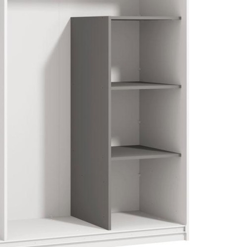 ΣΕΤ ΡΑΦΙΑ FUP ΓΚΡΙ ΓΡΑΦΙΤΗΣ ΧΡΩΜΑ 46,5x45,5x116,5εκ