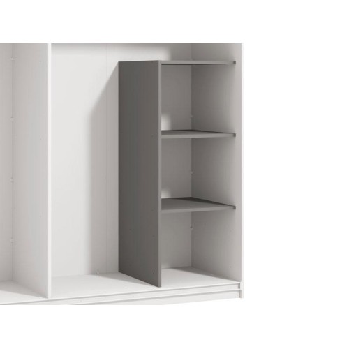 ΣΕΤ ΡΑΦΙΑ FUP ΓΚΡΙ ΓΡΑΦΙΤΗΣ ΧΡΩΜΑ 46,5x45,5x116,5εκ