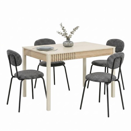 ΣΕΤ ΤΡΑΠΕΖΑΡΙΑΣ FL2408 SONOMA-CASHMERE (5) ΠΕΝΤΕ ΤΕΜΑΧΙΩΝ ΜΕ ΓΚΡΙ ΚΑΡΕΚΛΑ FL2311 d.n.s ΣΕΤ ΤΡΑΠΕΖΑΡΙΑΣ FL2408 SONOMA-CASHMERE (5) ΠΕΝΤΕ ΤΕΜΑΧΙΩΝ ΜΕ ΓΚΡΙ ΚΑΡΕΚΛΑ FL2311 d.n.s