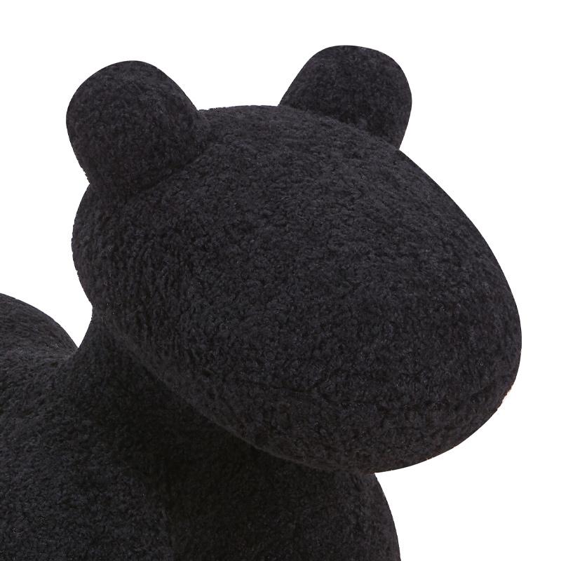 ΣΚΑΜΠΟ-ΠΟΥΦ Fylliana Teddy ΜΑΥΡΟ ΧΡΩΜΑ 55x110x83εκ ΣΚΑΜΠΟ-ΠΟΥΦ Fylliana Teddy ΜΑΥΡΟ ΧΡΩΜΑ 55x110x83εκ