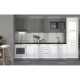 ΣΤΟΙΧΕΙΟ ΚΟΥΖΙΝΑΣ PETRA BD60 ΓΚΡΙ ΓΡΑΦΙΤΗΣ-ΛΕΥΚΟ HIGH GLOSS FOIL-ΓΚΡΙ MAT FOIL 60x56x214εκ