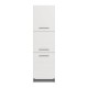 ΣΤΟΙΧΕΙΟ ΚΟΥΖΙΝΑΣ PETRA BD60 ΓΚΡΙ ΓΡΑΦΙΤΗΣ-ΛΕΥΚΟ HIGH GLOSS FOIL-ΓΚΡΙ MAT FOIL 60x56x214εκ