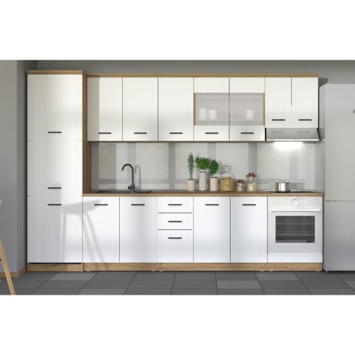 ΣΤΟΙΧΕΙΟ ΚΟΥΖΙΝΑΣ VALENCIA BD60 ARTISAN-ΛΕΥΚΟ MAT FOIL 60x59,5x218,5εκ