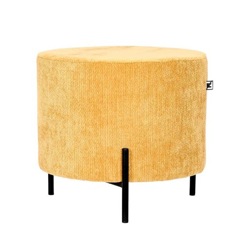 ΣΤΡΟΓΓΥΛΟ ΣΚΑΜΠΟ Fylliana New Lux ΜΟΥΣΤΑΡΔΙ ΧΡΩΜΑ 46x46x43εκ ΣΤΡΟΓΓΥΛΟ ΣΚΑΜΠΟ Fylliana New Lux ΜΟΥΣΤΑΡΔΙ ΧΡΩΜΑ 46x46x43εκ