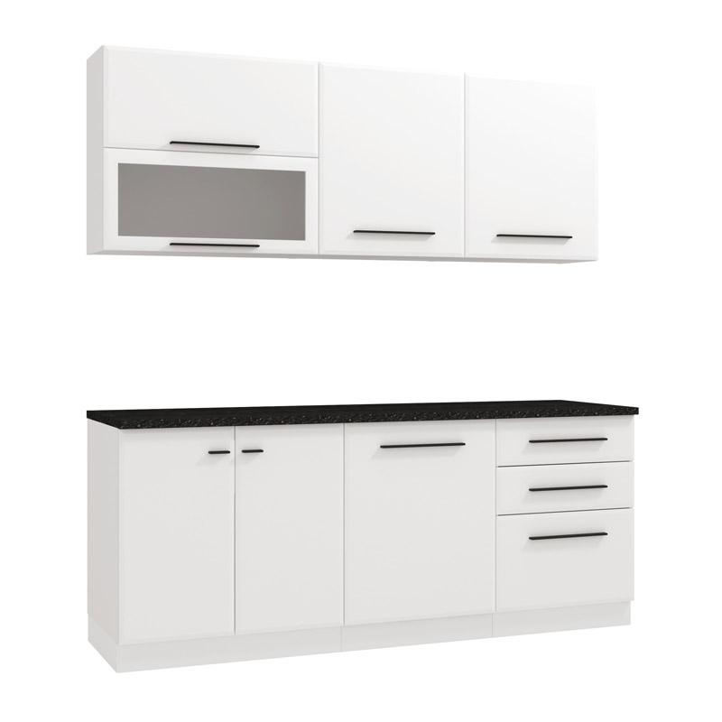 ΣΥΝΘΕΣΗ ΚΟΥΖΙΝΑΣ AMELIA 200 SM ΛΕΥΚΟ-ΛΕΥΚΟ HIGH GLOSS ΧΡΩΜΑ 200x56x200εκ ΣΥΝΘΕΣΗ ΚΟΥΖΙΝΑΣ AMELIA 200 SM ΛΕΥΚΟ-ΛΕΥΚΟ HIGH GLOSS ΧΡΩΜΑ 200x56x200εκ