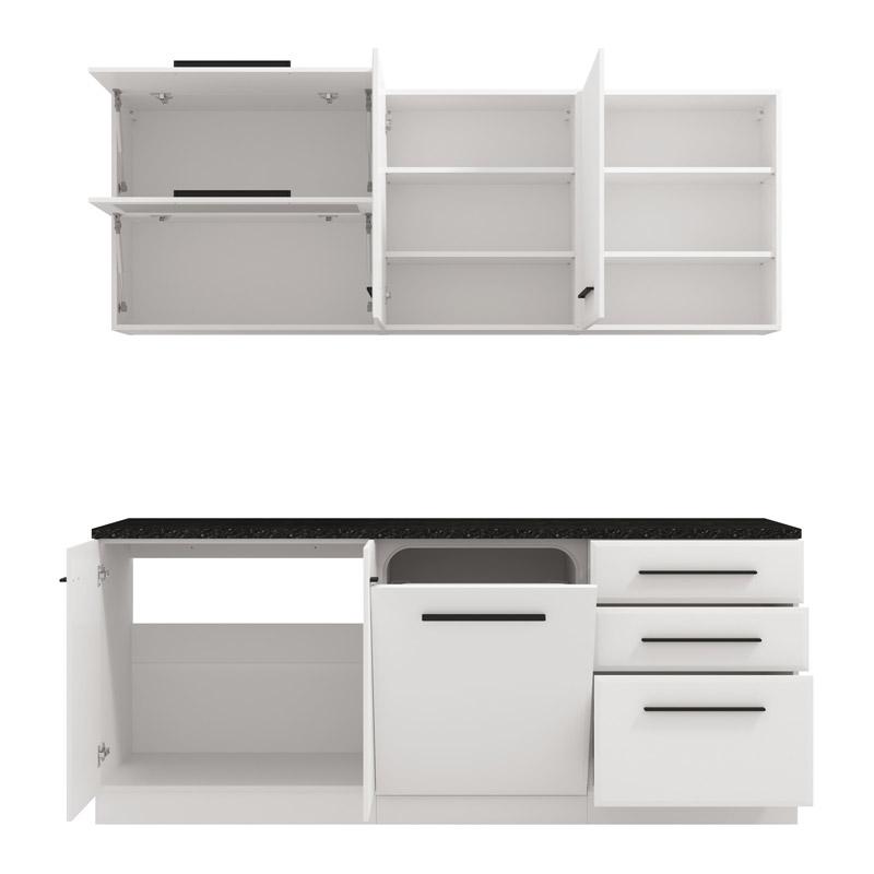 ΣΥΝΘΕΣΗ ΚΟΥΖΙΝΑΣ AMELIA 200 SM ΛΕΥΚΟ-ΛΕΥΚΟ HIGH GLOSS ΧΡΩΜΑ 200x56x200εκ ΣΥΝΘΕΣΗ ΚΟΥΖΙΝΑΣ AMELIA 200 SM ΛΕΥΚΟ-ΛΕΥΚΟ HIGH GLOSS ΧΡΩΜΑ 200x56x200εκ