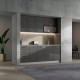 ΣΥΝΘΕΣΗ ΚΟΥΖΙΝΑΣ UNA 200 ΛΕΥΚΟ-ΓΚΡΙ HIGH GLOSS ΧΡΩΜΑ 200x60x213εκ ΣΥΝΘΕΣΗ ΚΟΥΖΙΝΑΣ UNA 200 ΛΕΥΚΟ-ΓΚΡΙ HIGH GLOSS ΧΡΩΜΑ 200x60x213εκ
