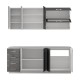 ΣΥΝΘΕΣΗ ΚΟΥΖΙΝΑΣ UNA 200 ΛΕΥΚΟ-ΓΚΡΙ HIGH GLOSS ΧΡΩΜΑ 200x60x213εκ ΣΥΝΘΕΣΗ ΚΟΥΖΙΝΑΣ UNA 200 ΛΕΥΚΟ-ΓΚΡΙ HIGH GLOSS ΧΡΩΜΑ 200x60x213εκ