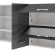ΣΥΝΘΕΣΗ ΚΟΥΖΙΝΑΣ UNA 200 ΛΕΥΚΟ-ΓΚΡΙ HIGH GLOSS ΧΡΩΜΑ 200x60x213εκ ΣΥΝΘΕΣΗ ΚΟΥΖΙΝΑΣ UNA 200 ΛΕΥΚΟ-ΓΚΡΙ HIGH GLOSS ΧΡΩΜΑ 200x60x213εκ