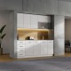 ΣΥΝΘΕΣΗ ΚΟΥΖΙΝΑΣ UNA 200 ΛΕΥΚΟ-ΛΕΥΚΟ HIGH GLOSS ΧΡΩΜΑ 200x60x213εκ ΣΥΝΘΕΣΗ ΚΟΥΖΙΝΑΣ UNA 200 ΛΕΥΚΟ-ΛΕΥΚΟ HIGH GLOSS ΧΡΩΜΑ 200x60x213εκ
