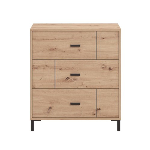 ΣΥΡΤΑΡΙΕΡΑ ALERIA 80 3F ARTISAN OAK ΧΡΩΜΑ 77x40x90εκ