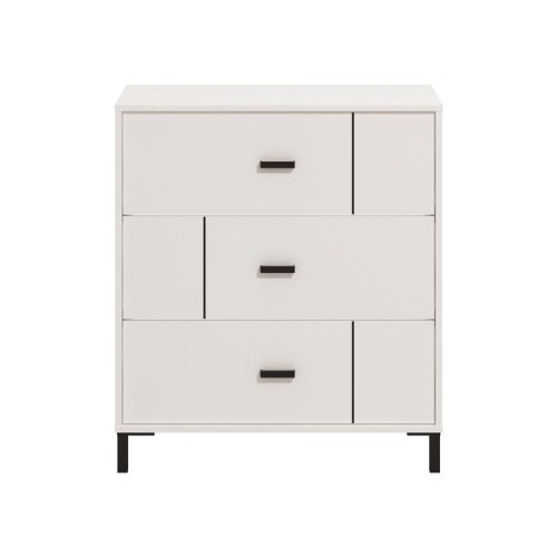 ΣΥΡΤΑΡΙΕΡΑ ALERIA 80 3F ΛΕΥΚΟ ΧΡΩΜΑ 77x40x90εκ