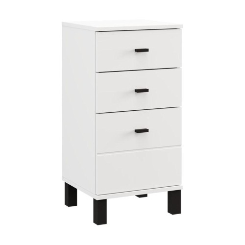 ΣΥΡΤΑΡΙΕΡΑ ALMOND 38 3F ΛΕΥΚΟ ΧΡΩΜΑ 39x35x78εκ