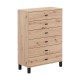 ΣΥΡΤΑΡΙΕΡΑ ALMOND 77 6F ARTISAN OAK ΧΡΩΜΑ 77x35x78εκ ΣΥΡΤΑΡΙΕΡΑ ALMOND 77 6F ARTISAN OAK ΧΡΩΜΑ 77x35x78εκ
