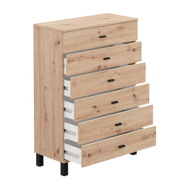 ΣΥΡΤΑΡΙΕΡΑ ALMOND 77 6F ARTISAN OAK ΧΡΩΜΑ 77x35x78εκ ΣΥΡΤΑΡΙΕΡΑ ALMOND 77 6F ARTISAN OAK ΧΡΩΜΑ 77x35x78εκ