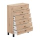 ΣΥΡΤΑΡΙΕΡΑ ALMOND 77 6F ARTISAN OAK ΧΡΩΜΑ 77x35x78εκ ΣΥΡΤΑΡΙΕΡΑ ALMOND 77 6F ARTISAN OAK ΧΡΩΜΑ 77x35x78εκ