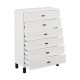 ΣΥΡΤΑΡΙΕΡΑ ALMOND 77 6F ΛΕΥΚΟ ΧΡΩΜΑ 77x35x78εκ ΣΥΡΤΑΡΙΕΡΑ ALMOND 77 6F ΛΕΥΚΟ ΧΡΩΜΑ 77x35x78εκ