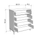 ΣΥΡΤΑΡΙΕΡΑ ARBELA 80 4F LIGHT PORT OAK ΧΡΩΜΑ 80x40x90εκ ΣΥΡΤΑΡΙΕΡΑ ARBELA 80 4F LIGHT PORT OAK ΧΡΩΜΑ 80x40x90εκ