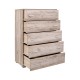 ΣΥΡΤΑΡΙΕΡΑ Fylliana New Imperium 5F GREY OAK ΧΡΩΜΑ 90x44x127εκ ΣΥΡΤΑΡΙΕΡΑ Fylliana New Imperium 5F GREY OAK ΧΡΩΜΑ 90x44x127εκ