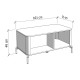 ΤΡΑΠΕΖΑΚΙ ΣΑΛΟΝΙΟΥ DARWEN CASHMERE/ARTISAN OAK/CASHMERE MATT FOIL 101x55x46εκ ΤΡΑΠΕΖΑΚΙ ΣΑΛΟΝΙΟΥ DARWEN CASHMERE/ARTISAN OAK/CASHMERE MATT FOIL 101x55x46εκ