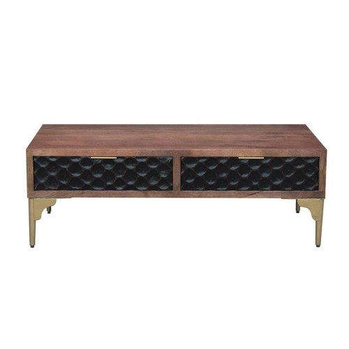 ΤΡΑΠΕΖΑΚΙ ΣΑΛΟΝΙΟΥ Fylliana Amrita ΚΑΦΕ ΧΡΩΜΑ 120x40x60εκ