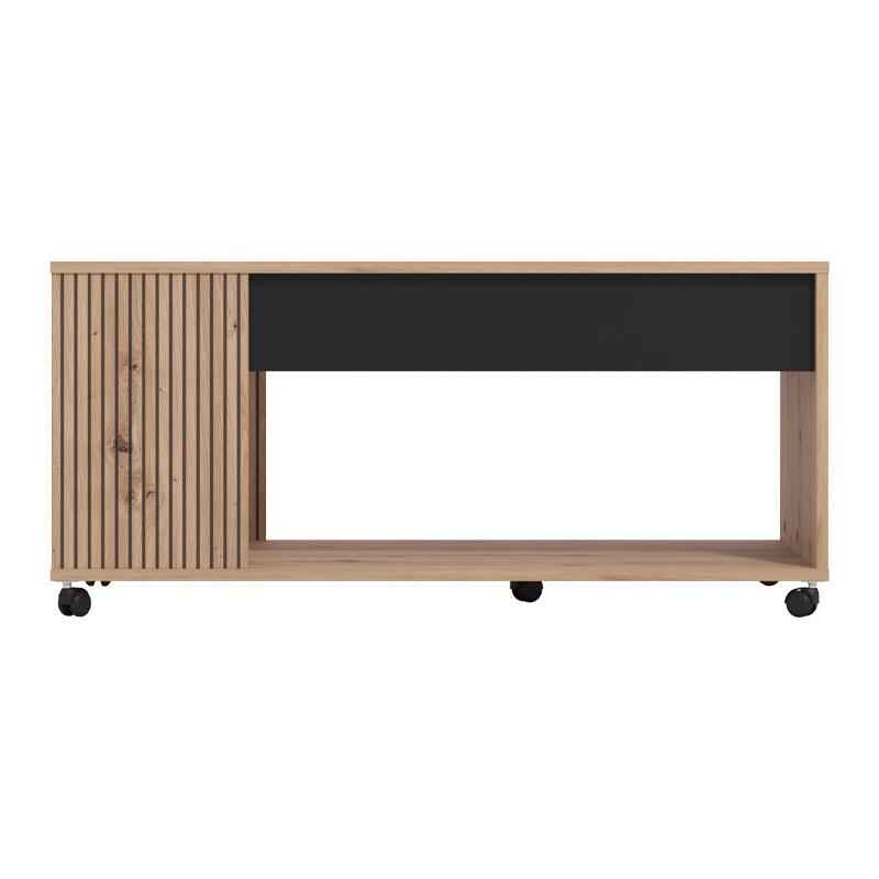 ΤΡΑΠΕΖΑΚΙ ΣΑΛΟΝΙΟΥ MAYENNE ARTISAN OAK-ΜΑΥΡΟ MAT 101x55x45εκ ΤΡΑΠΕΖΑΚΙ ΣΑΛΟΝΙΟΥ MAYENNE ARTISAN OAK-ΜΑΥΡΟ MAT 101x55x45εκ