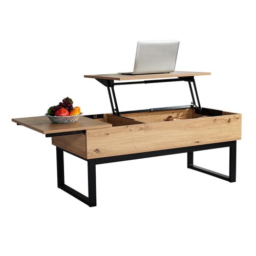 ΤΡΑΠΕΖΑΚΙ ΣΑΛΟΝΙΟΥ ΜΕ ΜΗΧΑΝΙΣΜΟ Fylliana Edge 2164 GREY OAK ΧΡΩΜΑ 109x55x46εκ