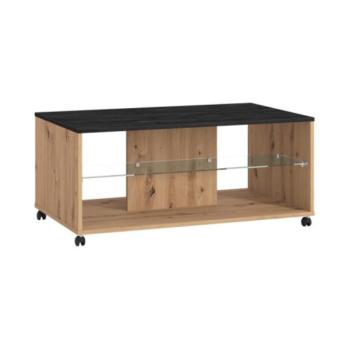 ΤΡΑΠΕΖΑΚΙ ΣΑΛΟΝΙΟΥ NORTE ARTISAN OAK-CARBON 101*60*45