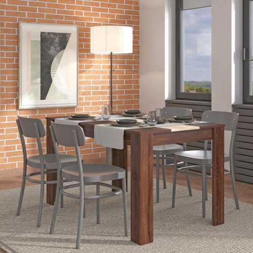 ΤΡΑΠΕΖΙ DOMUS DARK SONOMA/SONOMA 135x80.5x74.5εκ