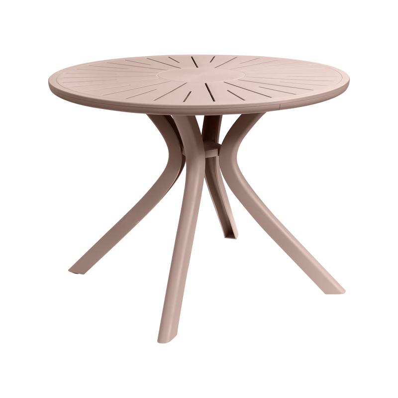 ΤΡΑΠΕΖΙ ΠΛΑΣΤΙΚΟ ΣΤΡΟΓΓΥΛΟ FYLLIANA FL8100 CAPPUCCINO ΧΡΩΜΑ 100x75εκ ΤΡΑΠΕΖΙ ΠΛΑΣΤΙΚΟ ΣΤΡΟΓΓΥΛΟ FYLLIANA FL8100 CAPPUCCINO ΧΡΩΜΑ 100x75εκ