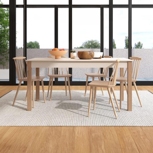 ΤΡΑΠΕΖΙ ΤΡΑΠΕΖΑΡΙΑΣ ΑΝΟΙΓΟΜΕΝΟ BELFORT CASHMERE-ARTISAN 160(200)x80x77εκ