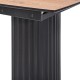 ΤΡΑΠΕΖΙ ΤΡΑΠΕΖΑΡΙΑΣ ΑΝΟΙΓΟΜΕΝΟ Fylliana "Premium 2" RUSTIC OAK ΧΡΩΜΑ 160(+40)x90x75εκ