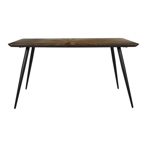 ΤΡΑΠΕΖΙ ΤΡΑΠΕΖΑΡΙΑΣ Fylliana Gaia ΚΑΦΕ ΧΡΩΜΑ 150x90x76εκ
