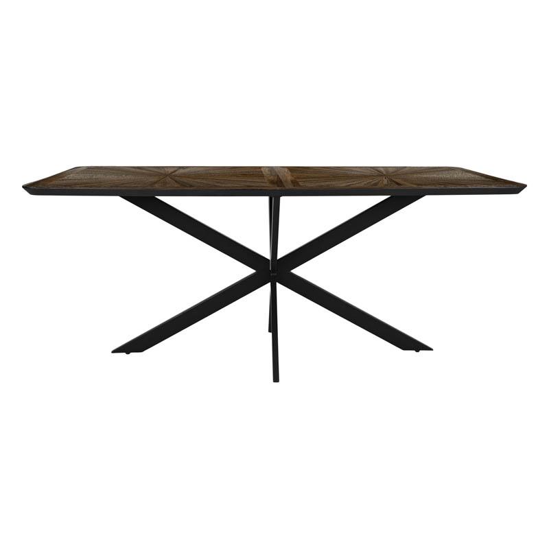 ΤΡΑΠΕΖΙ ΤΡΑΠΕΖΑΡΙΑΣ Fylliana Gaia ΚΑΦΕ ΧΡΩΜΑ 180x90x76εκ