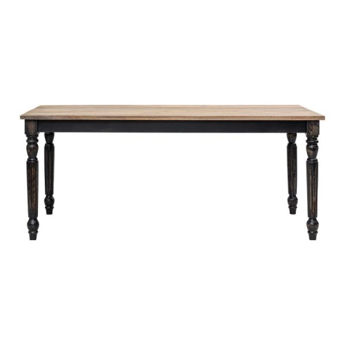 ΤΡΑΠΕΖΙ ΤΡΑΠΕΖΑΡΙΑΣ Fylliana Kanpur ΓΚΡΙ ΧΡΩΜΑ 180x90x76εκ