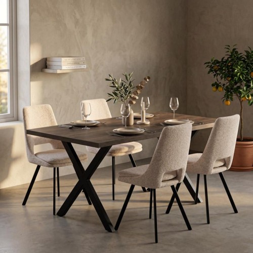 ΤΡΑΠΕΖΙ ΤΡΑΠΕΖΑΡΙΑΣ Fylliana Lumina TOBACCO ΧΡΩΜΑ 160x90x75 ΤΡΑΠΕΖΙ ΤΡΑΠΕΖΑΡΙΑΣ Fylliana Lumina TOBACCO ΧΡΩΜΑ 160x90x75