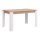ΤΡΑΠΕΖΙ ΤΡΑΠΕΖΑΡΙΑΣ SPOLETO ΛΕΥΚΟ-ARTISAN OAK ΧΡΩΜΑ 135x80x76εκ