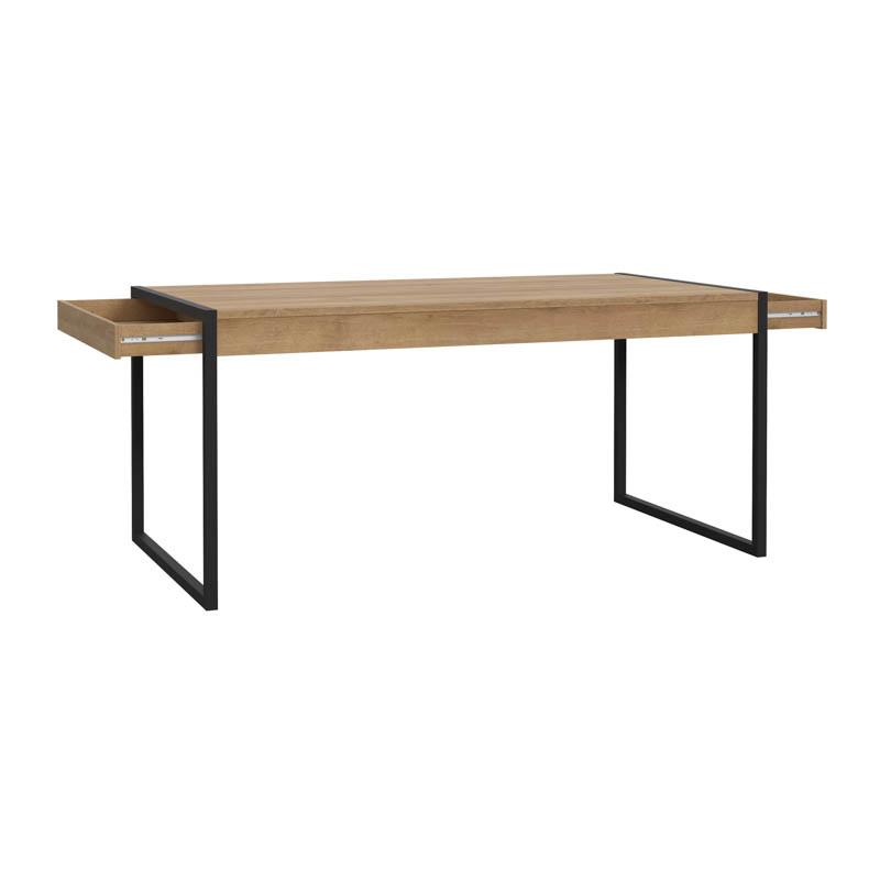 ΤΡΑΠΕΖΙ ΤΡΑΠΕΖΑΡΙΑΣ TERRANO RIVIERA OAK ΧΡΩΜΑ 166x90x77εκ ΤΡΑΠΕΖΙ ΤΡΑΠΕΖΑΡΙΑΣ TERRANO RIVIERA OAK ΧΡΩΜΑ 166x90x77εκ