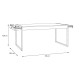 ΤΡΑΠΕΖΙ ΤΡΑΠΕΖΑΡΙΑΣ TERRANO RIVIERA OAK ΧΡΩΜΑ 166x90x77εκ ΤΡΑΠΕΖΙ ΤΡΑΠΕΖΑΡΙΑΣ TERRANO RIVIERA OAK ΧΡΩΜΑ 166x90x77εκ