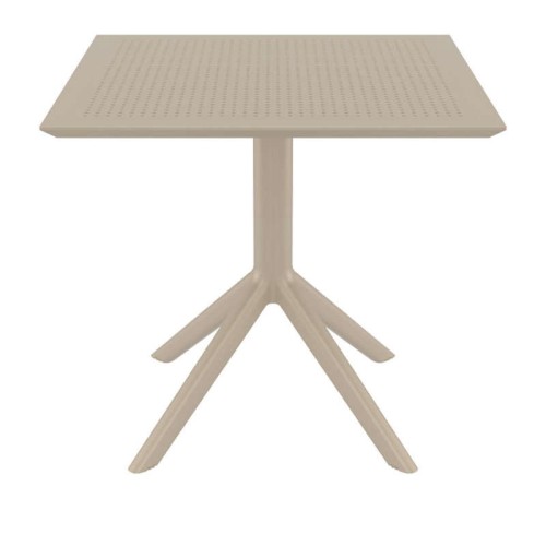 SKY TAUPE 80X80X74εκ. ΤΡΑΠΕΖΙ ΠΟΛ/ΝΙΟΥ