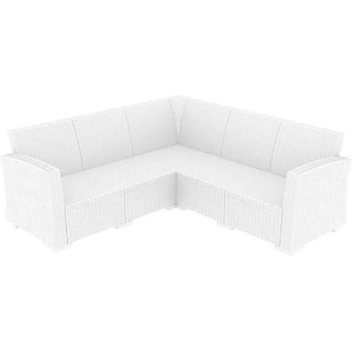 MONACO WHITE ΓΩΝΙΑ 207Χ207Χ79εκ. ΠΟΛ/ΝΙΟΥ