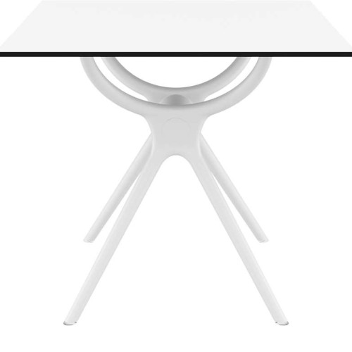 AIR ΤΡΑΠΕΖΙ 80Χ80Χ74εκ. WHITE LAMINATE 12mm