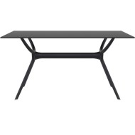 AIR ΤΡΑΠΕΖΙ 140Χ80Χ74εκ. BLACK LAMINATE 12mm