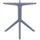 SKY DARK GREY ΒΑΣΗ 80X80X73εκ. ΠΟΛ/ΝΙΟΥ SKY DARK GREY ΒΑΣΗ 80X80X73εκ. ΠΟΛ/ΝΙΟΥ