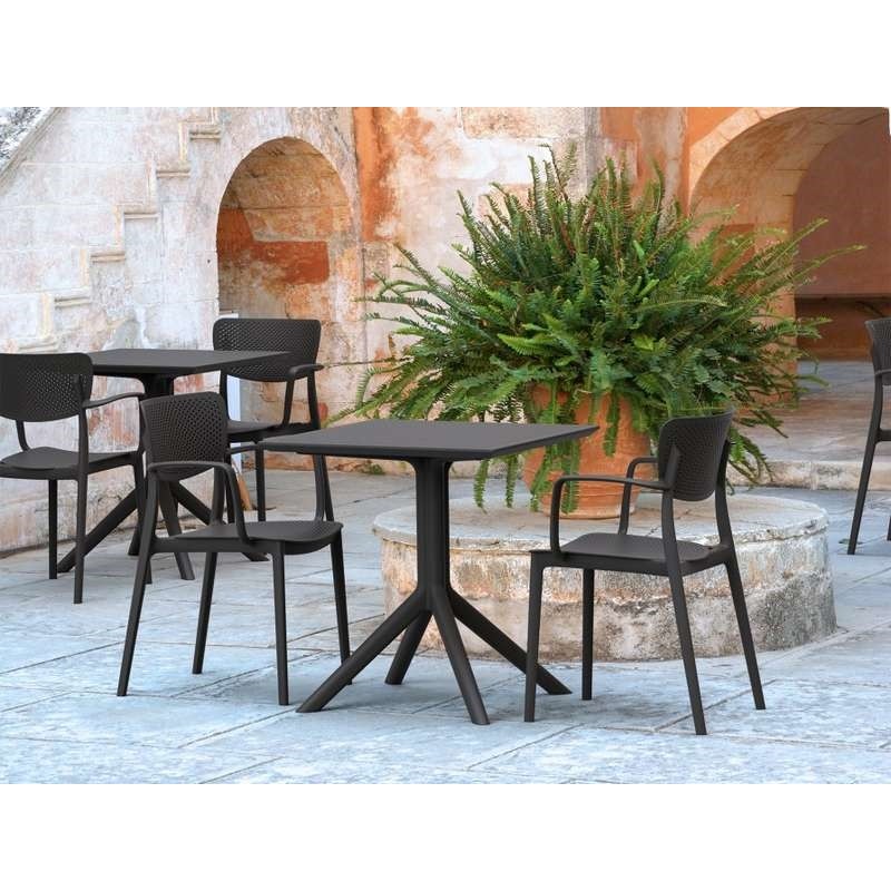 SKY BLACK ΒΑΣΗ 80X80X73εκ. ΠΟΛ/ΝΙΟΥ SKY BLACK ΒΑΣΗ 80X80X73εκ. ΠΟΛ/ΝΙΟΥ