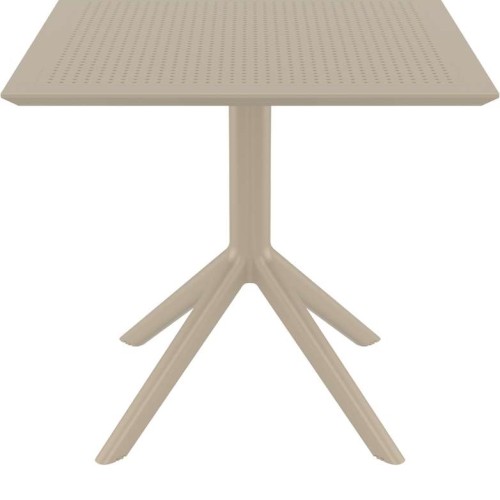 SKY TAUPE 80X80X74εκ. ΤΡΑΠΕΖΙ ΠΟΛ/ΝΙΟΥ