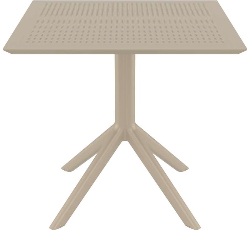 SKY TAUPE 80X80X74εκ. ΤΡΑΠΕΖΙ ΠΟΛ/ΝΙΟΥ